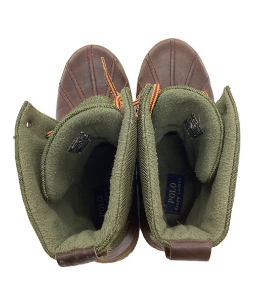 POLO RALPH LAUREN（ポロ・ラルフローレン）POLO RALPH LAUREN (ポロ・ラルフローレン) ブーツ グリーン サイズ:25の古着・服飾アイテム