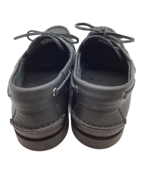 SHIPS（シップス）SHIPS (シップス) オイルレザーデッキシューズ ブラック サイズ:26の古着・服飾アイテム