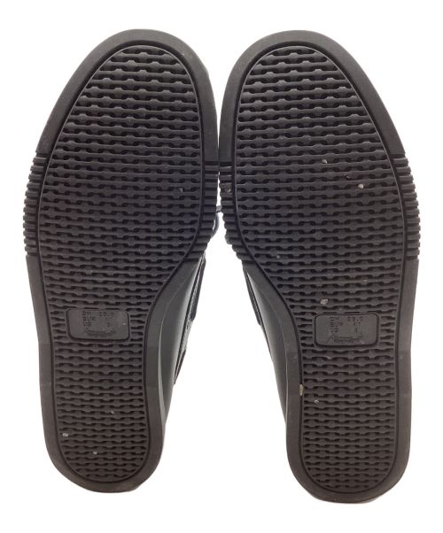 SHIPS（シップス）SHIPS (シップス) オイルレザーデッキシューズ ブラック サイズ:26の古着・服飾アイテム