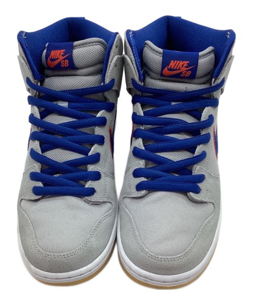 NIKE SB（ナイキエスビー）NIKE SB (ナイキエスビー) ハイカットスニーカー グレー×ブルー サイズ:27.5の古着・服飾アイテム