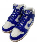 NIKEナイキ）の古着「ハイカットスニーカー」｜ブルー×ホワイト