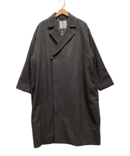 GRANDMA MAMA DAUGHTER（グランマママドーター）GRANDMA MAMA DAUGHTER (グランマママドーター) カシミヤ混コート ブラック サイズ:1 未使用品の古着・服飾アイテム