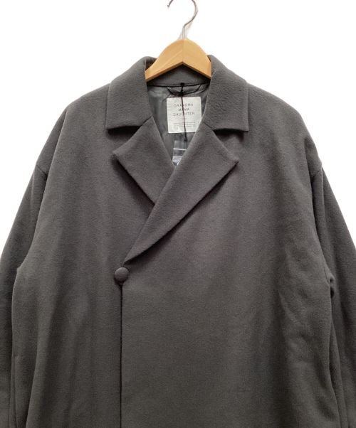 GRANDMA MAMA DAUGHTER（グランマママドーター）GRANDMA MAMA DAUGHTER (グランマママドーター) カシミヤ混コート ブラック サイズ:1 未使用品の古着・服飾アイテム