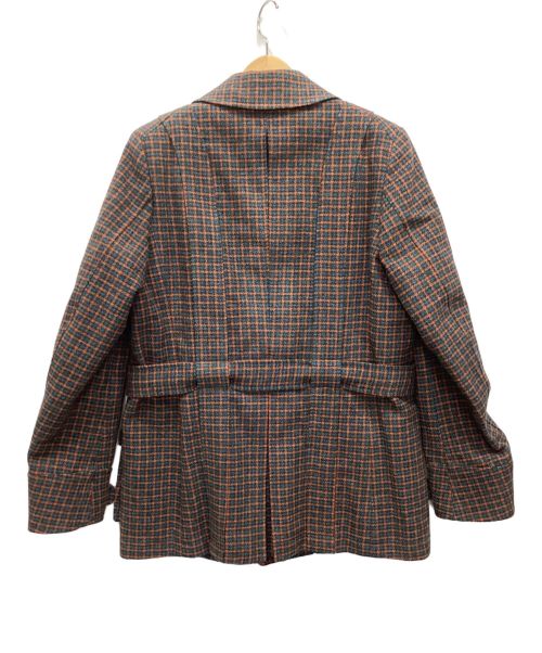 ADJUSTABLE COSTUME（アジャスタブルコスチューム）ADJUSTABLE COSTUME (アジャスタブルコスチューム) The J.SHEPHERDS (ザジェイシェパーズ) Classic Norfolk Jacket ブラウン×ネイビー サイズ:38の古着・服飾アイテム