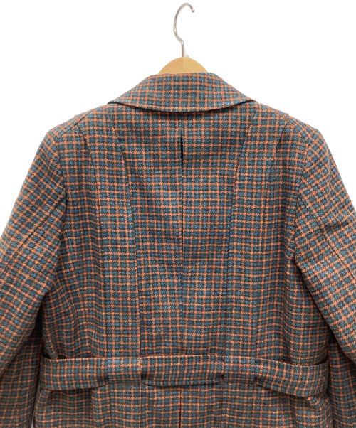 ADJUSTABLE COSTUME（アジャスタブルコスチューム）ADJUSTABLE COSTUME (アジャスタブルコスチューム) The J.SHEPHERDS (ザジェイシェパーズ) Classic Norfolk Jacket ブラウン×ネイビー サイズ:38の古着・服飾アイテム