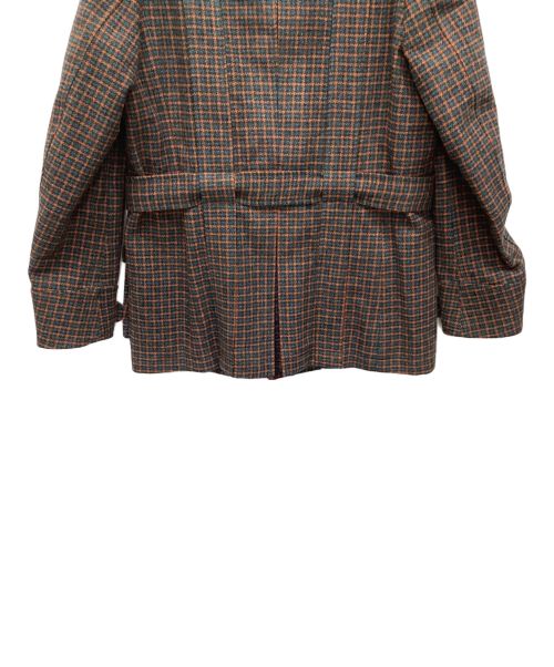 ADJUSTABLE COSTUME（アジャスタブルコスチューム）ADJUSTABLE COSTUME (アジャスタブルコスチューム) The J.SHEPHERDS (ザジェイシェパーズ) Classic Norfolk Jacket ブラウン×ネイビー サイズ:38の古着・服飾アイテム