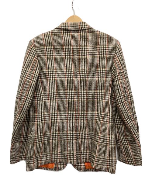 ADJUSTABLE COSTUME（アジャスタブルコスチューム）ADJUSTABLE COSTUME (アジャスタブルコスチューム) Harris Tweed (ハリスツイード) ツイードジャケット ベージュ サイズ:38の古着・服飾アイテム