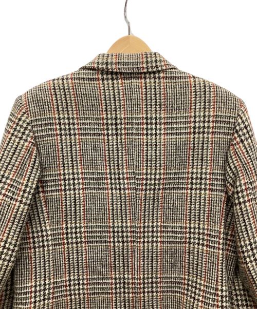 ADJUSTABLE COSTUME（アジャスタブルコスチューム）ADJUSTABLE COSTUME (アジャスタブルコスチューム) Harris Tweed (ハリスツイード) ツイードジャケット ベージュ サイズ:38の古着・服飾アイテム