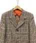 ADJUSTABLE COSTUME (アジャスタブルコスチューム) Harris Tweed (ハリスツイード) ツイードジャケット ベージュ サイズ:38：27000円