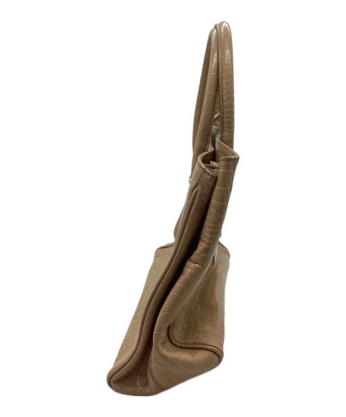 Les sacs Adam（ルサックアダム）Les sacs Adam (ルサックアダム) ハンドバッグ ベージュの古着・服飾アイテム