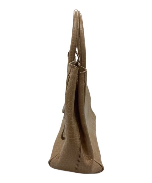 Les sacs Adam（ルサックアダム）Les sacs Adam (ルサックアダム) ハンドバッグ ベージュの古着・服飾アイテム