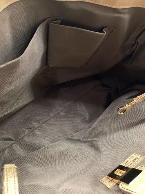 Les sacs Adam（ルサックアダム）Les sacs Adam (ルサックアダム) ハンドバッグ ベージュの古着・服飾アイテム
