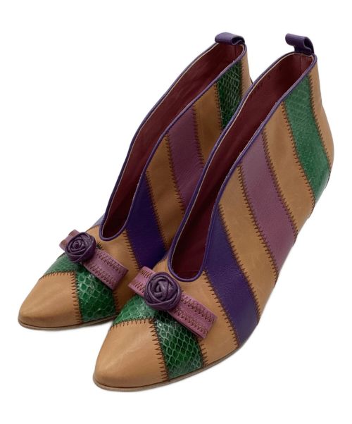 ANNA SUI（アナスイ）ANNA SUI (アナスイ) パンプス マルチカラー サイズ:3の古着・服飾アイテム