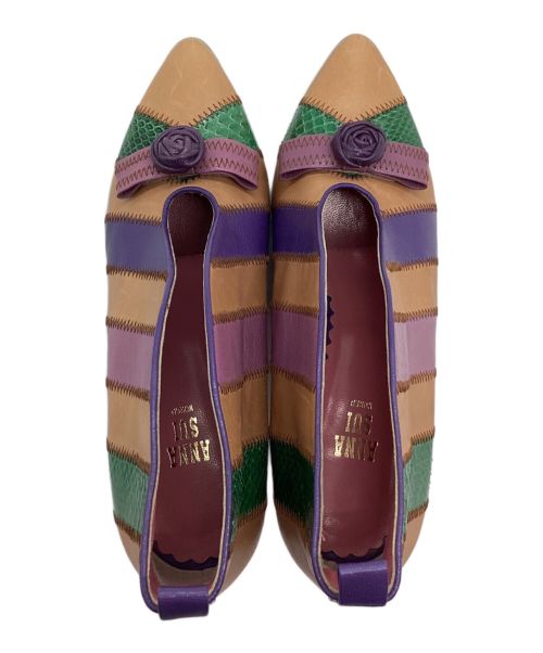 ANNA SUI（アナスイ）ANNA SUI (アナスイ) パンプス マルチカラー サイズ:3の古着・服飾アイテム