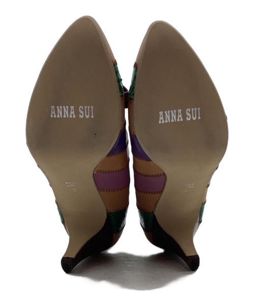 ANNA SUI（アナスイ）ANNA SUI (アナスイ) パンプス マルチカラー サイズ:3の古着・服飾アイテム