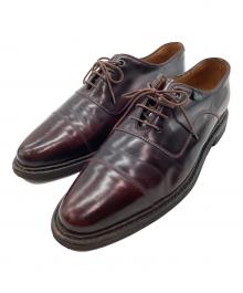 PARABOOT（パラブーツ）の古着「Uチップレザーシューズ」｜ボルドー