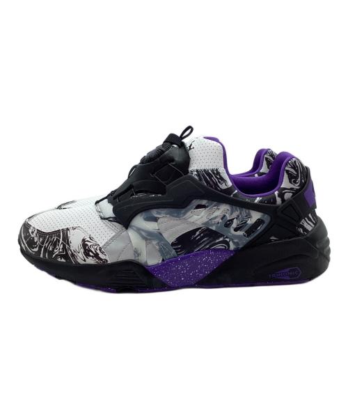 PUMA（プーマ）PUMA (プーマ) ATMOS (アトモス) スニーカー ホワイト×パープル サイズ:30 未使用品の古着・服飾アイテム