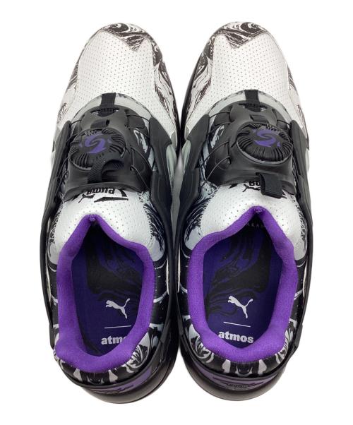PUMA（プーマ）PUMA (プーマ) ATMOS (アトモス) スニーカー ホワイト×パープル サイズ:30 未使用品の古着・服飾アイテム