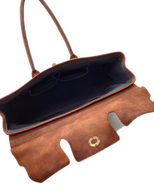 vasco（ヴァスコ）vasco (バスコ) レザートートバッグ ブラウンの古着・服飾アイテム