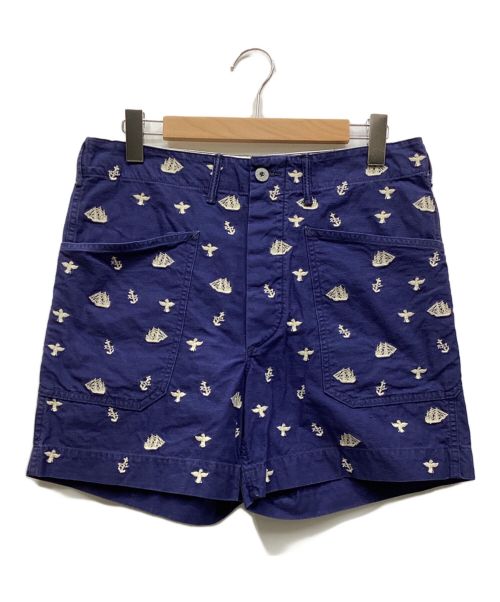 RRL（ダブルアールエル）RRL (ダブルアールエル) ショートパンツ ネイビー サイズ:30の古着・服飾アイテム