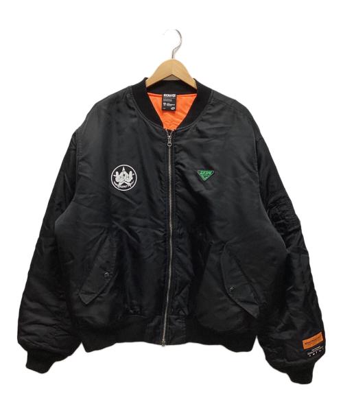 ZUTOMAYO（ズトマヨ）ZUTOMAYO (ズトマヨ) ボンバージャケット ブラック サイズ:XLの古着・服飾アイテム