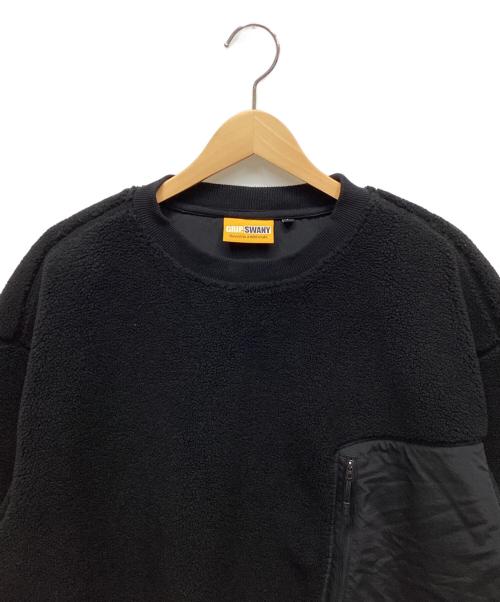 GRIP SWANY（グリップスワニー）GRIP SWANY (グリップスワニー) GEAR FLEECE CREW ブラック サイズ:Lの古着・服飾アイテム