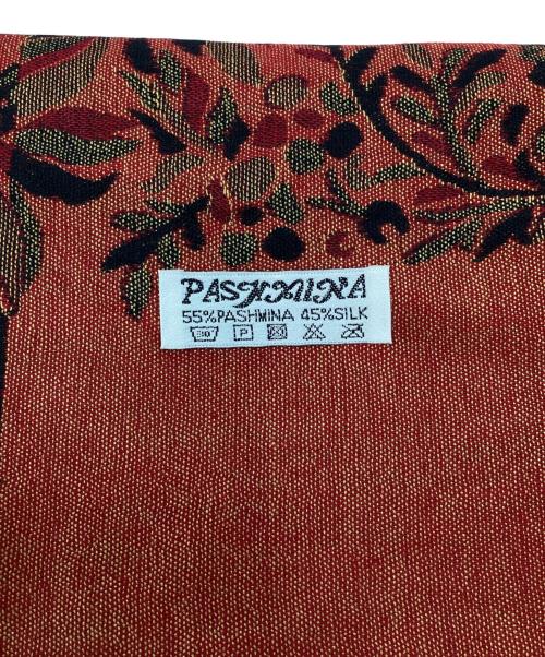 PASKMINA（パシュミナ）PASKMINA (パシュミナ) ストール レッド 未使用品の古着・服飾アイテム