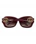 GUCCI (グッチ) サングラス レッド：12000円