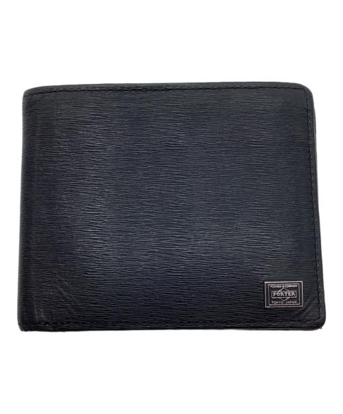 PORTER（ポーター）PORTER (ポーター) 2つ折り財布 ブラックの古着・服飾アイテム