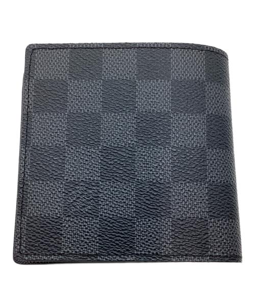 LOUIS VUITTON（ルイ ヴィトン）LOUIS VUITTON (ルイ ヴィトン) 2つ折り財布 ブラックの古着・服飾アイテム