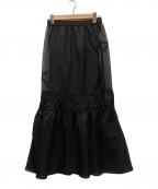 la peau de gemラポドゥジェム）の古着「ペチコート」｜ブラック