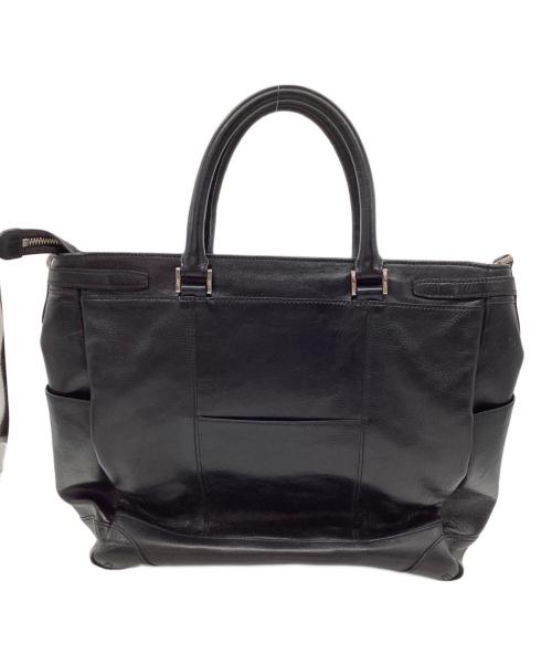 ultima tokyo（ウルティマトーキョー）ultima tokyo (ウルティマトーキョー) レザーバッグ ブラックの古着・服飾アイテム