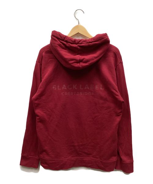 BLACK LABEL CRESTBRIDGE（ブラックレーベル クレストブリッジ）BLACK LABEL CRESTBRIDGE (ブラックレーベル クレストブリッジ) ハーフジッププルオーバー レッド サイズ:Lの古着・服飾アイテム