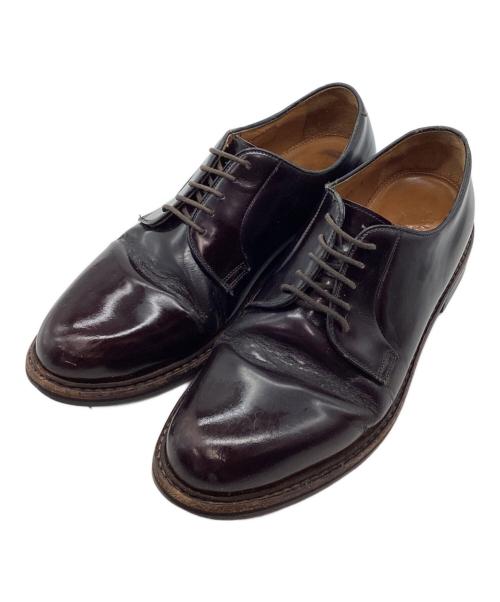 Jalan Sriwijaya（ジャランスリウァヤ）Jalan Sriwijaya (ジャランスリウァヤ) プレーントゥシューズ ブラウン サイズ:8の古着・服飾アイテム