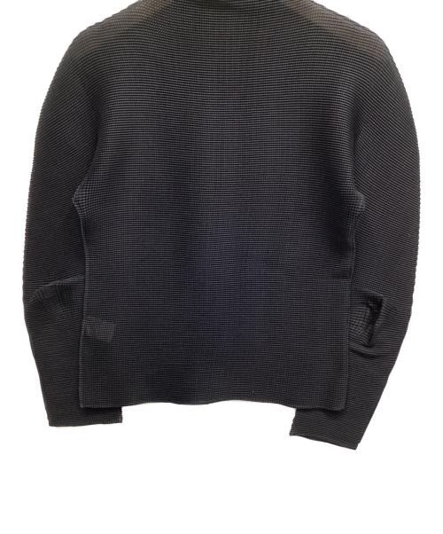 ISSEY MIYAKE（イッセイミヤケ）ISSEY MIYAKE (イッセイミヤケ) ハイネックカットソー ブラック サイズ:表記なしの古着・服飾アイテム