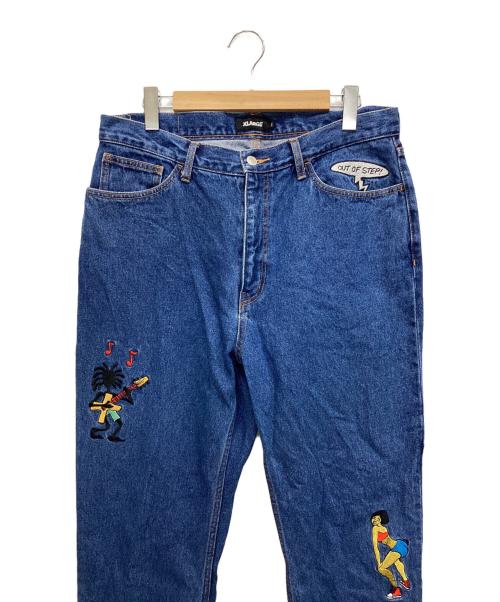 X-LARGE（エクストララージ）X-LARGE (エクストララージ) デニムパンツ インディゴ サイズ:36の古着・服飾アイテム