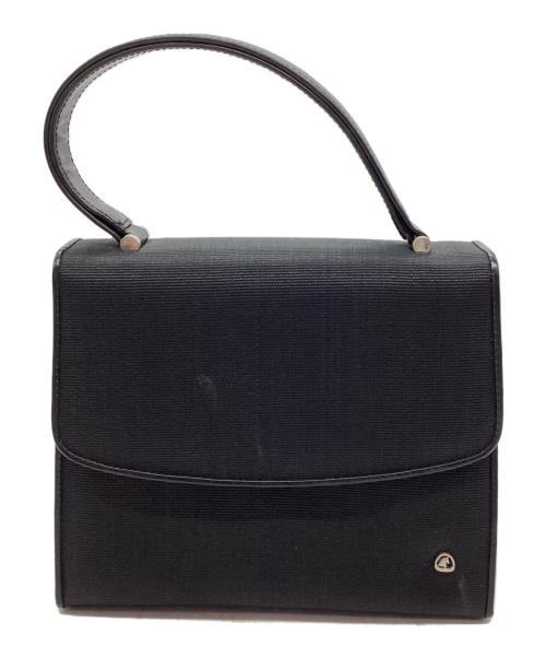 GENUINE HORSE HAIR（ホースヘア）GENUINE HORSE HAIR (ホースヘア) ハンドバッグ ブラックの古着・服飾アイテム