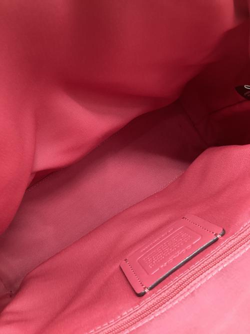 COACH（コーチ）COACH (コーチ) 2WAYバッグ ピンクの古着・服飾アイテム