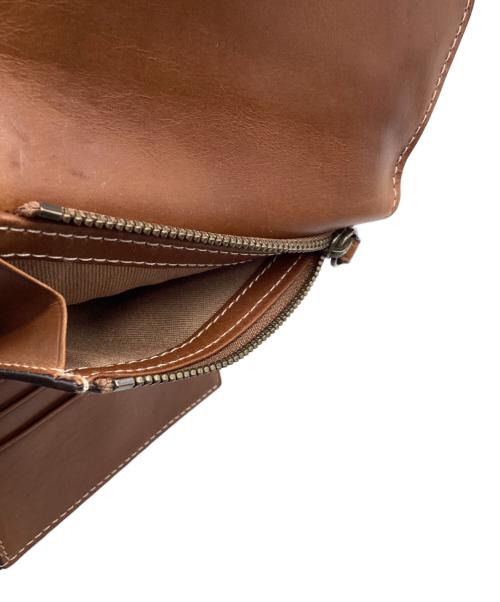 POLO RALPH LAUREN（ポロ・ラルフローレン）POLO RALPH LAUREN (ポロ・ラルフローレン) 2つ折り財布 ブラウンの古着・服飾アイテム