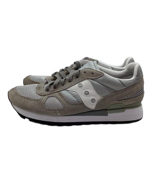 SAUCONY（サッカニー）SAUCONY (サッカニー) スニーカー グレー×ベージュ サイズ:24の古着・服飾アイテム