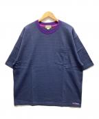 L.L.Beanエルエルビーン）の古着「ポケットTシャツ」｜ネイビー×パープル