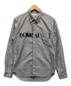 GOD SELECTION XXXゴッドセレクショントリプルエックス）の古着「ボタンダウンシャツ」｜グレー