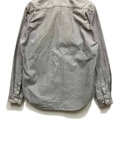 GOD SELECTION XXX（ゴッドセレクショントリプルエックス）GOD SELECTION XXX (ゴッドセレクショントリプルエックス) ボタンダウンシャツ グレー サイズ:Mの古着・服飾アイテム