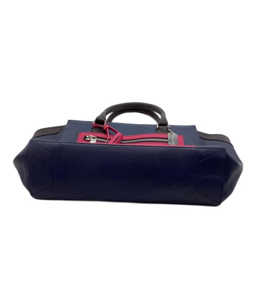 COACH（コーチ）COACH (コーチ) トートバッグ ネイビー×ピンクの古着・服飾アイテム