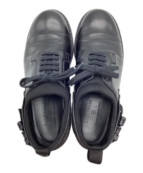 bibliotek（ビブリオテック）bibliotek (ビブリオテック) シューズ ブラック サイズ:38の古着・服飾アイテム