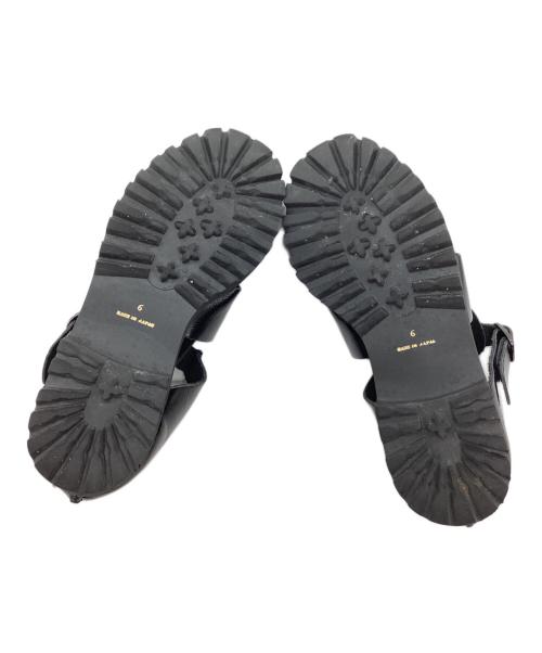 U.No.5（ユーエヌファイブ）U.No.5 (ユーエヌファイブ) サンダル ブラック サイズ:6の古着・服飾アイテム