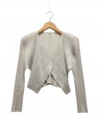 PLEATS PLEASEプリーツプリーズ）の古着「カーディガン」｜グレー