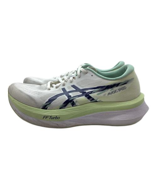 asics（アシックス）asics (アシックス) ランニングシューズ ホワイト サイズ:27.5の古着・服飾アイテム