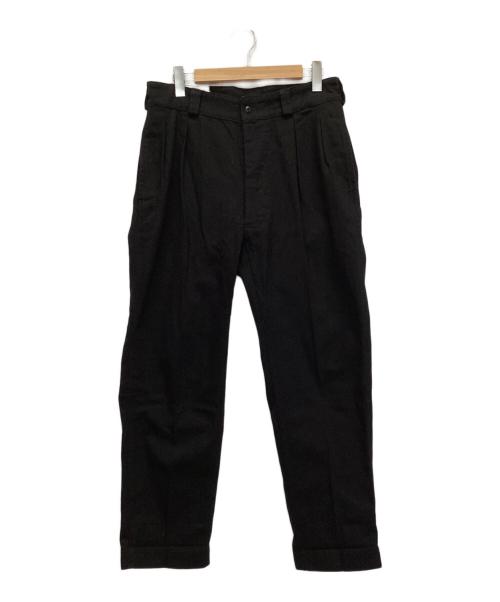 waiper（ワイパー）waiper (ワイパー) タックパンツ ブラック サイズ:34の古着・服飾アイテム