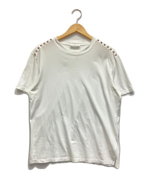 VALENTINO（ヴァレンティノ）VALENTINO (ヴァレンティノ) カットソー ホワイト サイズ:Mの古着・服飾アイテム
